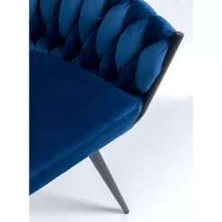 Armlehnstuhl Knot Blau