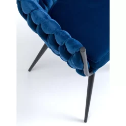 Armlehnstuhl Knot Blau