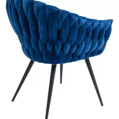 Armlehnstuhl Knot Blau