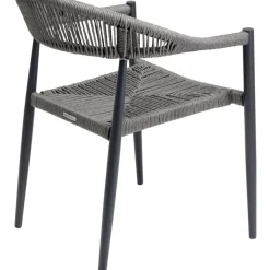 Armlehnstuhl Palma Grau