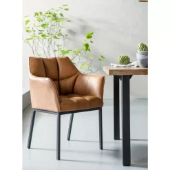 Armlehnstuhl Thinktank Braun