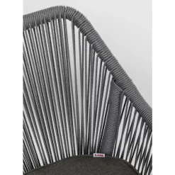 Armlehnstuhl Wave Grau