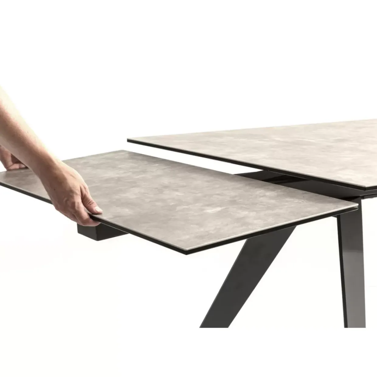 Ausziehtisch Amsterdam Dunkel 160(40+40)X90Cm