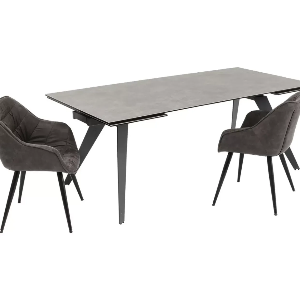 Ausziehtisch Amsterdam Dunkel 200(45+45)X100Cm