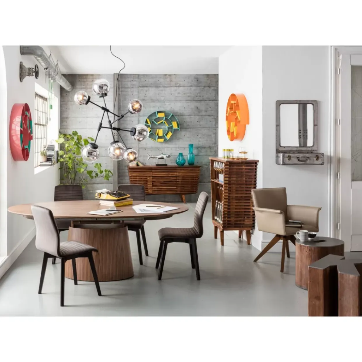 Ausziehtisch Benvenuto Walnut 200(50)X110Cm