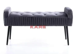 Bank Lofty Grau Schwarz
