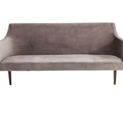 Bank Mode Velvet Grau