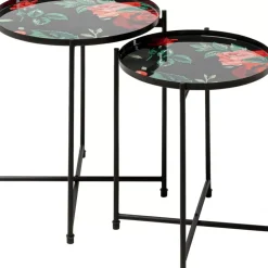 Beistelltisch Flowers Garden Round (2/Set)