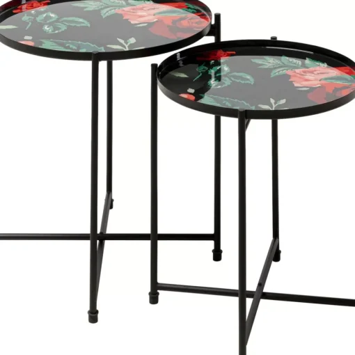 Beistelltisch Flowers Garden Round (2/Set)