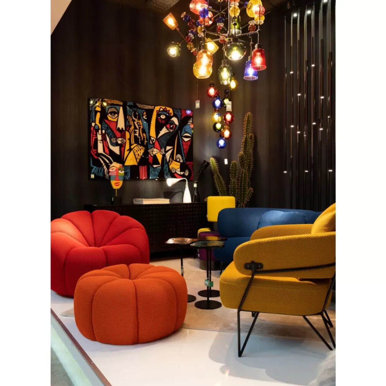 Beistelltisch Lava Orange O30Cm