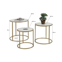 Beistelltisch Limbo (3/Set) O45Cm