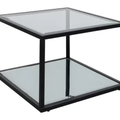 Beistelltisch Quadro Schwarz 50X50Cm