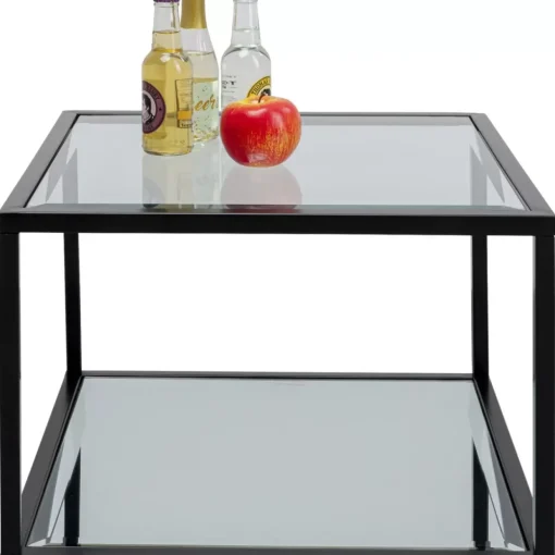 Beistelltisch Quadro Schwarz 50X50Cm