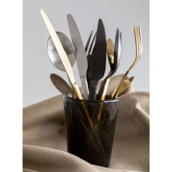 Besteck Gloria Matt Schwarz (16-Tlg.)