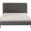 Bett Desire Hoch Silbergrau 180X200 Cm