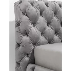 Bett Desire Velvet Silbergrau 160X200 Cm