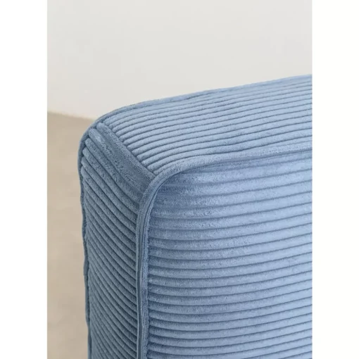 Bett East Side Cord Blau 160X200Cm