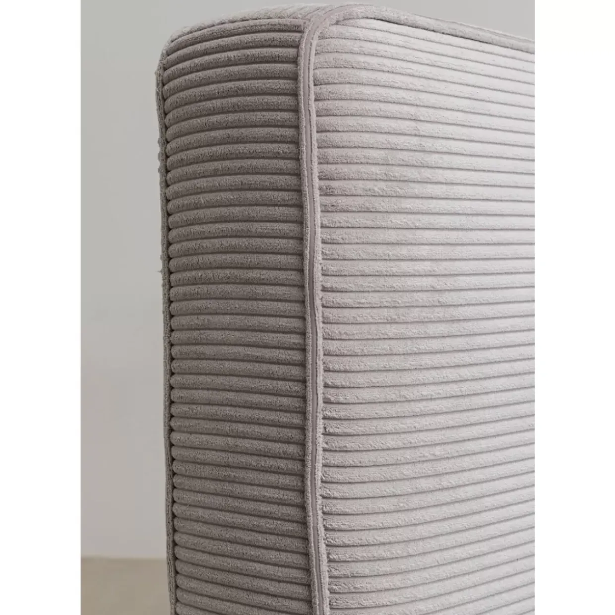 Bett East Side Cord Grau 160X200Cm