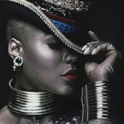 Bild Glas Foxy Lady 120X120Cm