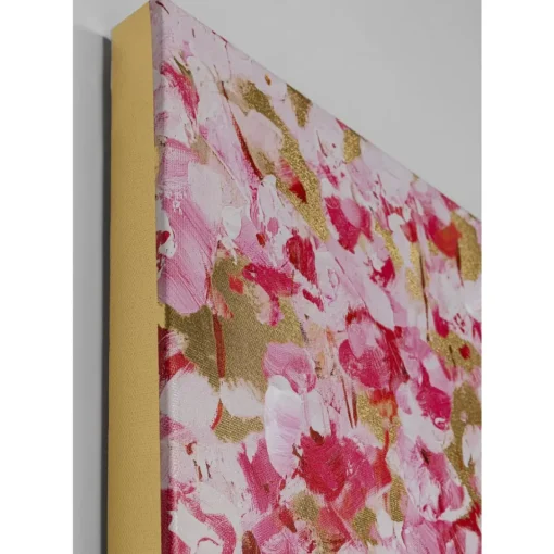 Bild Touched Flower Couple Gold Pink 160X120Cm
