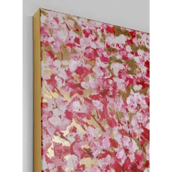 Bild Touched Flower Couple Gold Pink 100X80