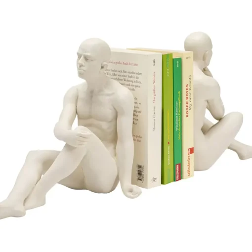 Buchstutze Meditating Man (2/Set)
