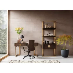 Burodrehstuhl Labora Braun