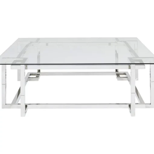 Couchtisch Clara Silber 120X120Cm