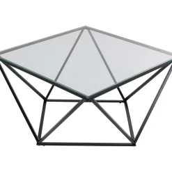 Couchtisch Cristallo Schwarz 80X80Cm