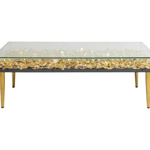 Couchtisch Gold Flowers 120X60