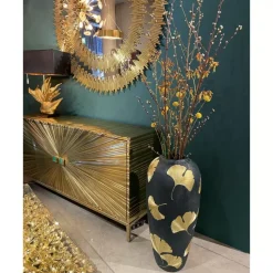 Couchtisch Gold Flowers 120X60