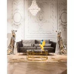 Couchtisch Jupiter Gold O100Cm