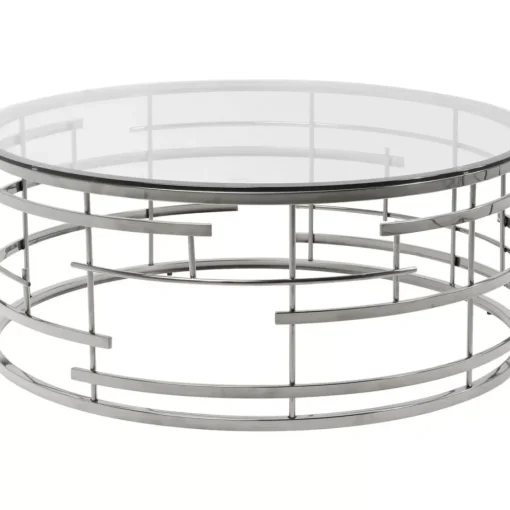 Couchtisch Jupiter Silber O100Cm