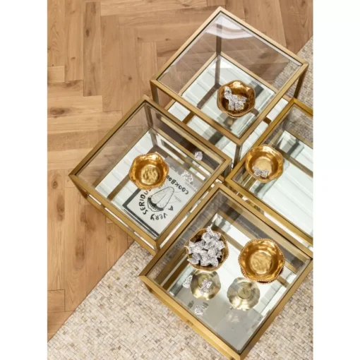 Couchtisch Luigi Gold (4/Set)