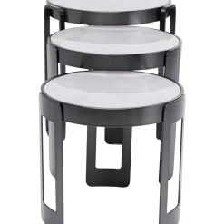 Couchtisch Perelli Schwarz (3/Set)