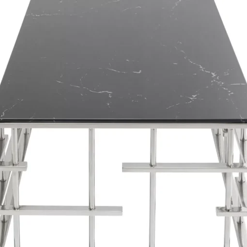 Couchtisch Rome Silber 130X70Cm
