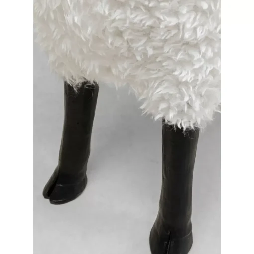 Deko Figur Bathilde Ram Weis 78Cm