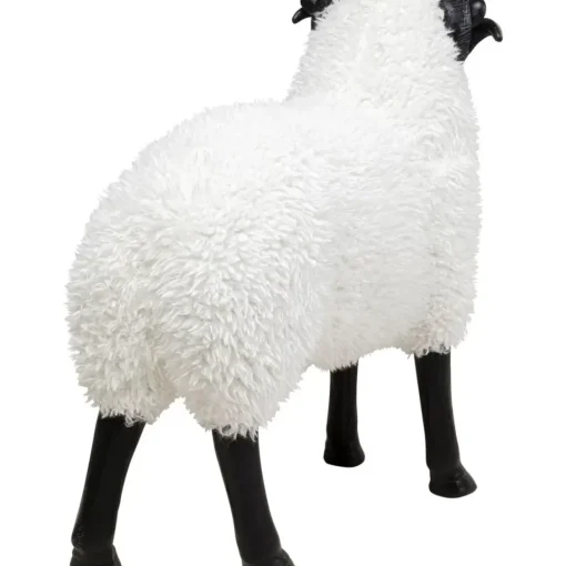 Deko Figur Bathilde Ram Weis 78Cm