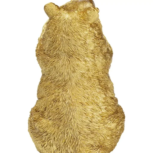 Deko Figur Bear Lucky Mom Gold 27Cm