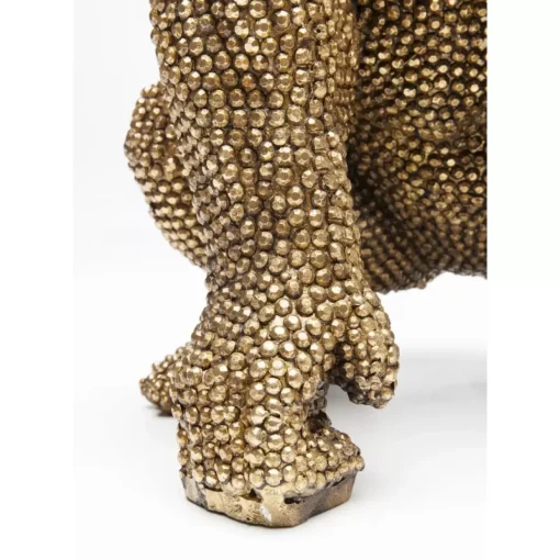 Deko Figur Gorilla Gold 46Cm