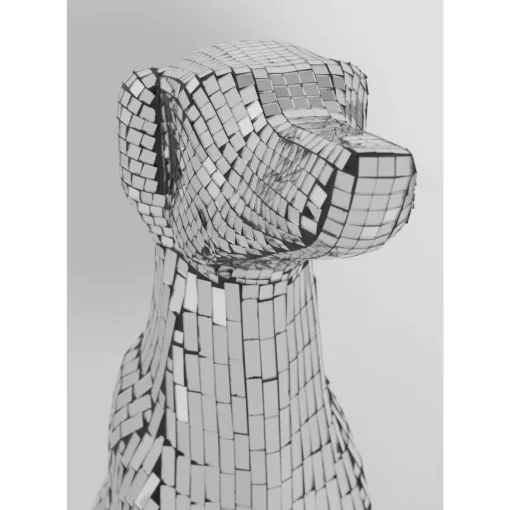 Deko Figur Mosaic Sitting Dog 78Cm