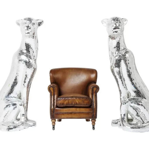 Deko Figur Mosaik Welcome Panther Links Xl
