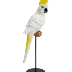 Deko Figur Parrot Cockatoo Weis 38Cm