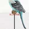 Deko Figur Parrot Turkis 36Cm