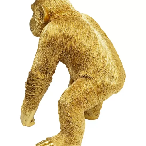 Deko Figur Playing Ape Gold 50