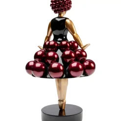 Deko Figur Primaballerina Pom Lila 35Cm