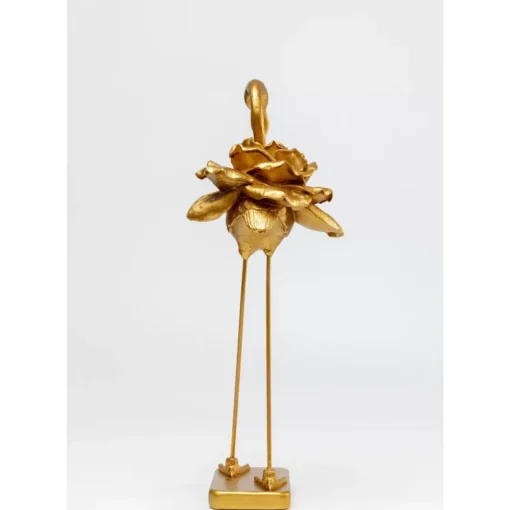 Deko Figur Rose Flamingo Gold 63Cm