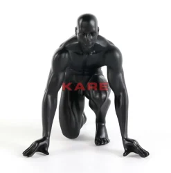Deko Figur Runner Schwarz 25Cm