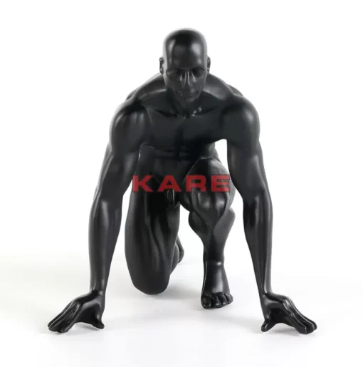 Deko Figur Runner Schwarz 25Cm