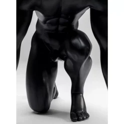 Deko Figur Runner Schwarz 25Cm